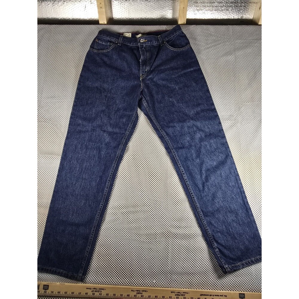 Vintage 2005 Levi's 550 Women's Jeans 14M Relaxed Tapered Dark Stonewash NWT